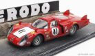 ALFA ROMEO  DIORAMA - 33/2 LONG TAIL TEAM AUTODELTA N 41 24h LE MANS 1968 NINO VACCARELLA  RED WHITE