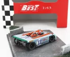 PORSCHE  DIORAMA - 908/03 SPIDER N 12 TARGA FLORIO 1970 JOSEPH SIFFERT  LIGHT BLUE ORANGE
