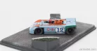 PORSCHE  DIORAMA - 908/03 SPIDER N 12 TARGA FLORIO 1970 JOSEPH SIFFERT  LIGHT BLUE ORANGE