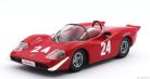 FIAT  ABARTH 2000S N 24 PAUL RICARDS 1968 ERIS TONDELLI  RED