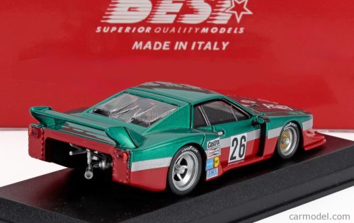 LANCIA  BETA MONTECARLO TURBO TEAM LANCIA CORSE N 26 6h MUGELLO 1980 CARLO FACETTI - MARTINO FINOTTO  GREEN RED