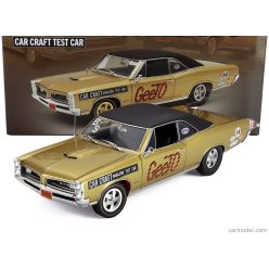PONTIAC  GTO COUPE CAR CRAFT TEST 1966  GOLD BLACK