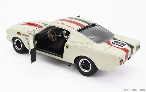 FORD USA  MUSTANG SHELBY GT350R TEAM PRO RACING OIL N 18 RACING 1965  WHITE RED