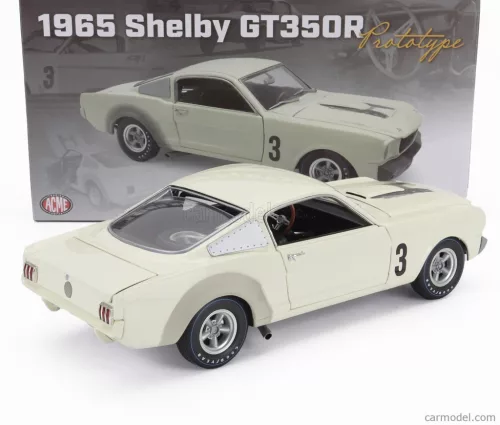 FORD USA  MUSTANG SHELBY GT350 COUPE N 3 PROTOTYPE 1965  WHITE GREY