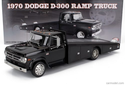 DODGE  D-300 TRUCK RAMP CAR TRANSPORTER 1970  BLACK