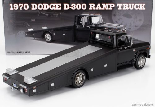 DODGE  D-300 TRUCK RAMP CAR TRANSPORTER 1970  BLACK