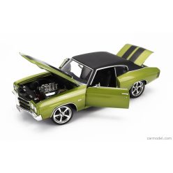   CHEVROLET  CHEVELLE SS COUPE RESTOMOD WITH VINYL TOP 1970  GREEN MET BLACK