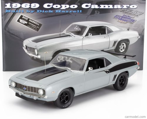 CHEVROLET  CAMARO COPO COUPE 1969  SILVER BLACK