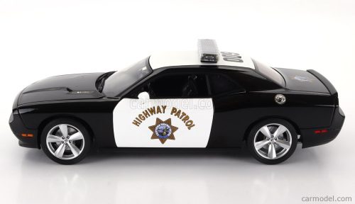 DODGE  CHALLENGER SRT8 COUPE POLICE HIGHWAY PATROL 2009  BLACK WHITE
