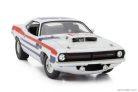 PLYMOUTH  HEMI CUDA COUPE 1970  WHITE RED BLUE