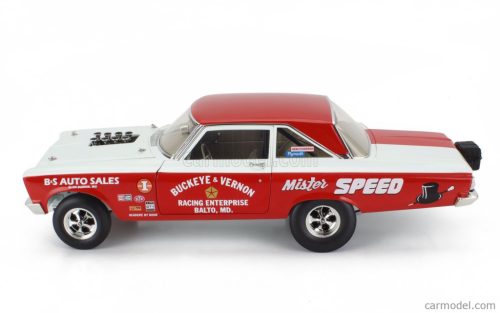 PLYMOUTH  CORONET AWB MISTER SPEED BS AUTO SALES RACING 1965  RED WHITE