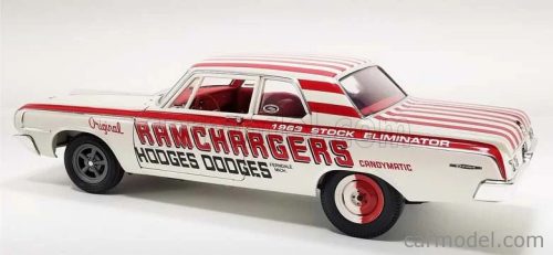 DODGE  330 RAMCHARGERS STOCK ELIMINATOR 1964  WHITE RED