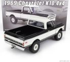 CHEVROLET  K-10 PICK-UP 4x4 1969  WHITE BLACK