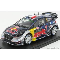   FORD ENGLAND  FIESTA WRC TEAM M-SPORT N 1 WINNER RALLY MONTECARLO WORLD CHAMPION 2017 S.OGIER - J.INGRASSIA  BLUE RED YELLOW