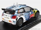 VOLKSWAGEN  POLO R WRC TEAM VOLKSWAGEN MOTORSPORT RED BULL N 2 RALLY MEXICO 2016 J.M.LATVALA - M.ANTILLA  LIGHT BLUE WHITE YELLOW