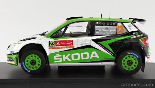 SKODA  FABIA R5 N 23 RALLY PORTUGAL 2019 K.ROVANPERA - J.HALTTUNEN  GREEN WHITE
