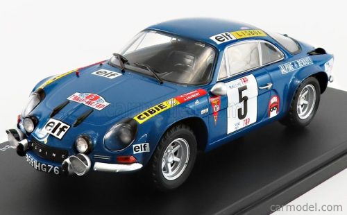 RENAULT  A110 ALPINE ELF N 5 RALLY PORTUGAL 1973 J-L THERIER - J-JAUBERT  BLUE MET