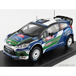   FORD ENGLAND  FIESTA R5 N 3 RALLY WALES GB 2012 J.M LATVALA - M.ANTTILA  BLUE WHITE GREEN