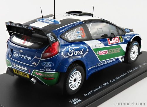 FORD ENGLAND  FIESTA R5 N 3 RALLY WALES GB 2012 J.M LATVALA - M.ANTTILA  BLUE WHITE GREEN