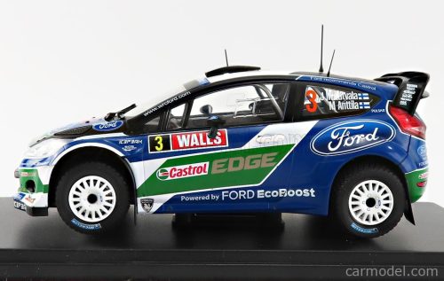 FORD ENGLAND  FIESTA R5 N 3 RALLY WALES GB 2012 J.M LATVALA - M.ANTTILA  BLUE WHITE GREEN