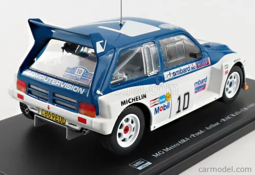 MG  METRO 6R4 MOBIL N 10 RALLY RAC GB 1985 T.POND - R.ARTHUR  BLUE WHITE