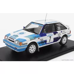   MAZDA  323 4WD N 7 WINNER RALLY SWEDISH 1989 I.CARLSSON - P.CARLSSON  WHITE LIGHT BLUE