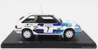 MAZDA  323 4WD N 7 WINNER RALLY SWEDISH 1989 I.CARLSSON - P.CARLSSON  WHITE LIGHT BLUE