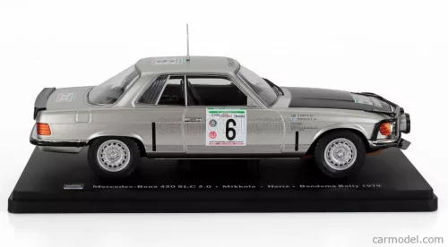 MERCEDES BENZ  S-CLASS 450 SLC 5.0 N 6 WINNER RALLY BANDAMA 1979 HANNU MIKKOLA - ARNE HERTZ  SILVER MATT BLACK