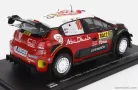 CITROEN  C3 WRC ABU DHABI N 10 WINNER RALLY CATALUNYA COSTA DAURADA 2018 SEBASTIAN LOEB - DANIEL ELENA  BLACK RED WHITE