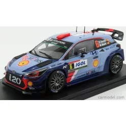   HYUNDAI  i20 WRC N 6 RALLY TOUR DE CORSE 2017 DANI SORDO - CARLOS DEL BARIO  2 TONE BLUE RED