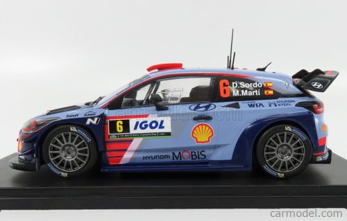 HYUNDAI  i20 WRC N 6 RALLY TOUR DE CORSE 2017 DANI SORDO - CARLOS DEL BARIO  2 TONE BLUE RED