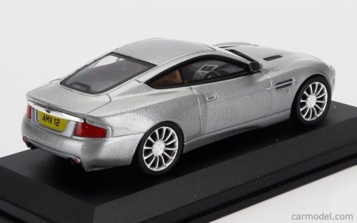 ASTON MARTIN  VANQUISH V12 COUPE 2003 - CON VETRINA - WITH SHOWCASE  SILVER