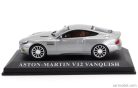 ASTON MARTIN  VANQUISH V12 COUPE 2003 - CON VETRINA - WITH SHOWCASE  SILVER