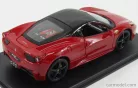 FERRARI  458 ITALIA 8C 2009 - CON VETRINA - WITH SHOWCASE  RED BLACK