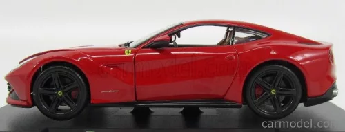 FERRARI  F12 BERLINETTA 2012 - CON VETRINA - WITH SHOWCASE  RED