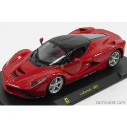   FERRARI  LAFERRARI 2013 - CON VETRINA - WITH SHOWCASE  RED BLACK