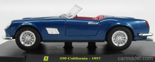 FERRARI  250 CALIFORNIA SPIDER 1957 - CON VETRINA - WITH SHOWCASE  BLUE MET