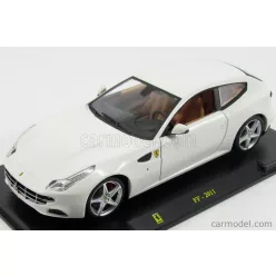   FERRARI  FF (FERRARI FOUR) 2011 - CON VETRINA - WITH SHOWCASE  WHITE