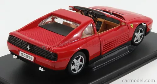 FERRARI  348TS SPIDER 1989 - CON VETRINA - WITH SHOWCASE  RED