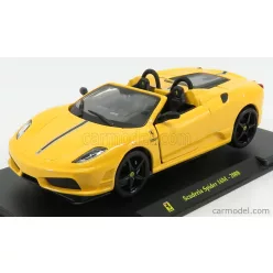   FERRARI  F430 SCUDERIA SPIDER 16M 2008 - CON VETRINA - WITH SHOWCASE  YELLOW