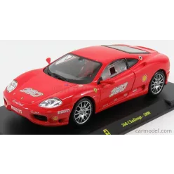   FERRARI  360 CHALLENGE N 360 2000 - CON VETRINA - WITH SHOWCASE  RED