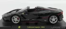 FERRARI  LAFERRARI APERTA SPIDER 2016 - CON VETRINA - WITH SHOWCASE  BLACK MET