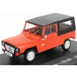  CITROEN  NAMCO PONY CABRIOLET CLOSED 1975 - CON VETRINA - WITH SHOWCASE  RED BLACK