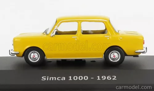 SIMCA  1000 1962 - CON VETRINA - WITH SHOWCASE  YELLOW