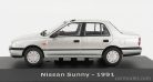 NISSAN  SUNNY 1991 - CON VETRINA - WITH SHOWCASE  SILVER
