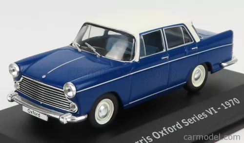 MORRIS  OXFORD SERIES VI 1970 - CON VETRINA - WITH SHOWCASE  BLUE WHITE
