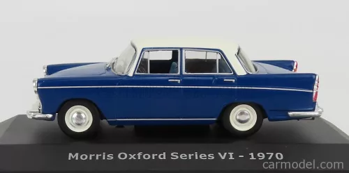 MORRIS  OXFORD SERIES VI 1970 - CON VETRINA - WITH SHOWCASE  BLUE WHITE