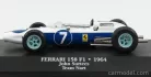 FERRARI  F1  158 TEAM N.A.R.T. NORTH AMERICAN RACING N 7 TEAM WORLD CHAMPION SEASON 1964 JOHN SURTEES  WHITE BLUE