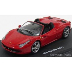 FERRARI  458 ITALIA SPIDER CABRIOLET 2011  RED