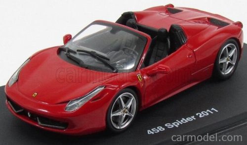 FERRARI  458 ITALIA SPIDER CABRIOLET 2011  RED